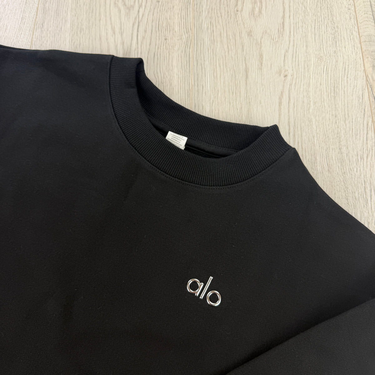 Alo Men’s Black Crewneck Jumper