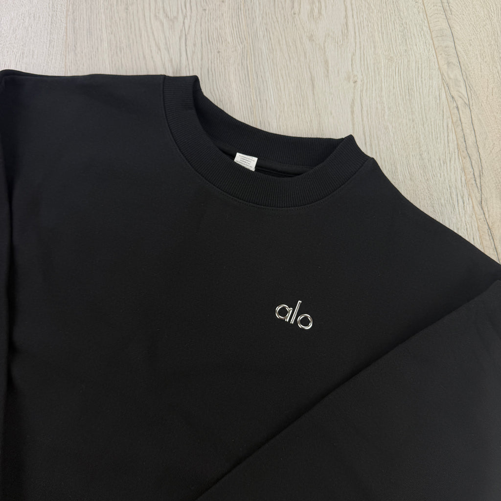 Alo Men’s Black Crewneck Jumper