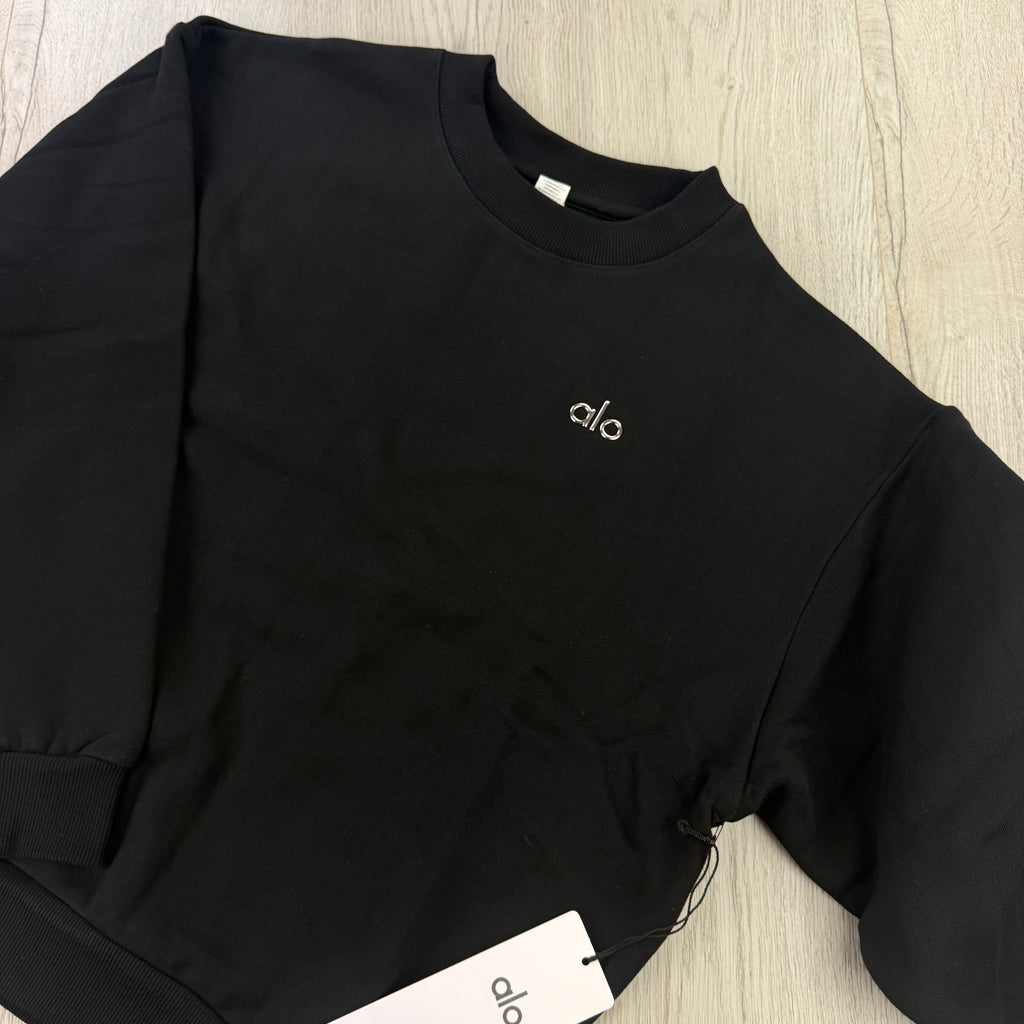 Alo Men’s Black Crewneck Jumper
