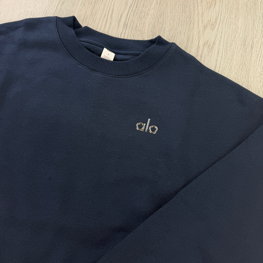 Alo Men’s Navy Crewneck Jumper