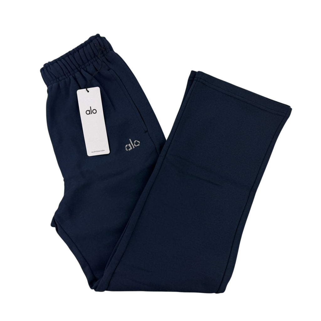 Alo Men’s Navy Crewneck & Straight Bottoms Tracksuit