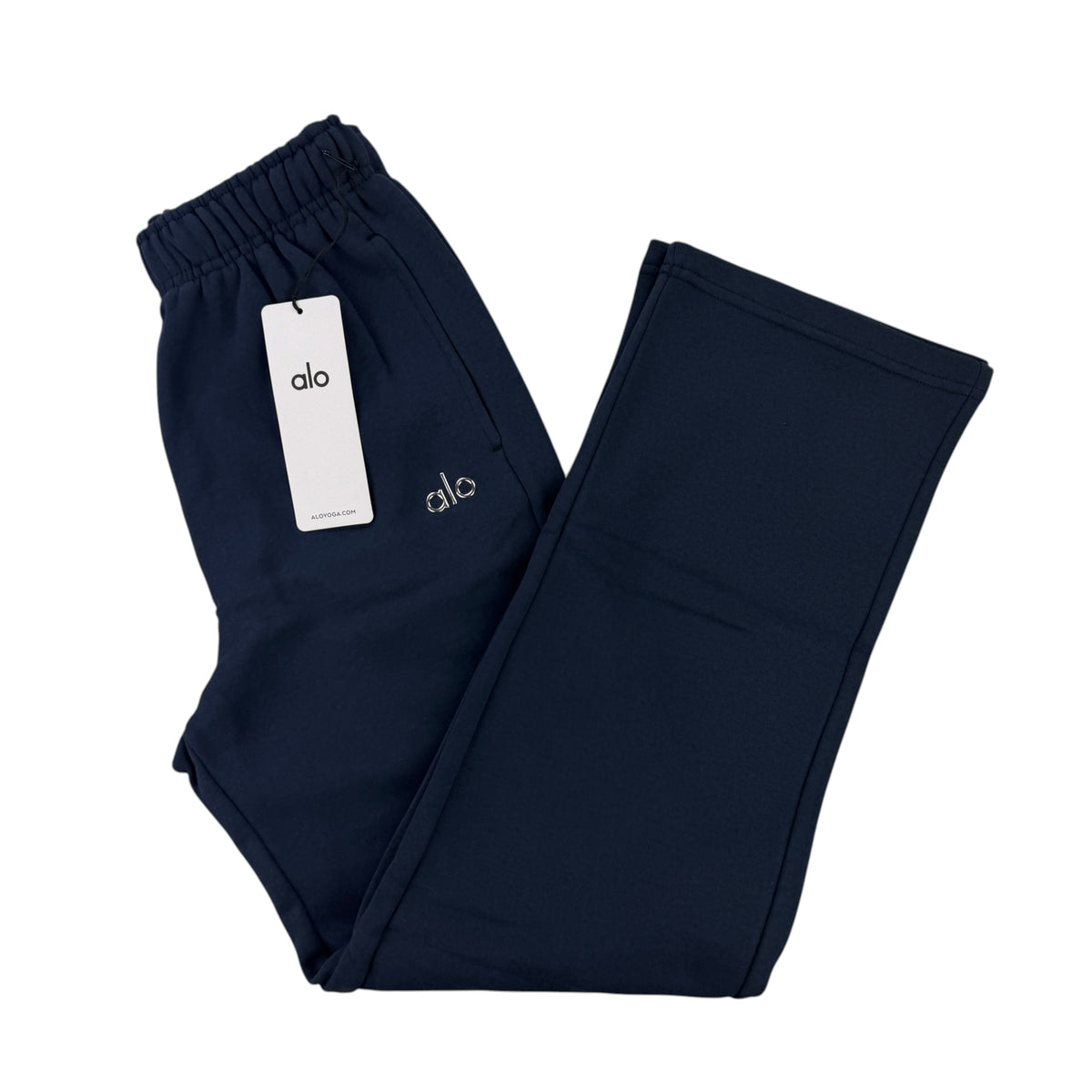 Alo Men’s Navy Crewneck & Straight Bottoms Tracksuit