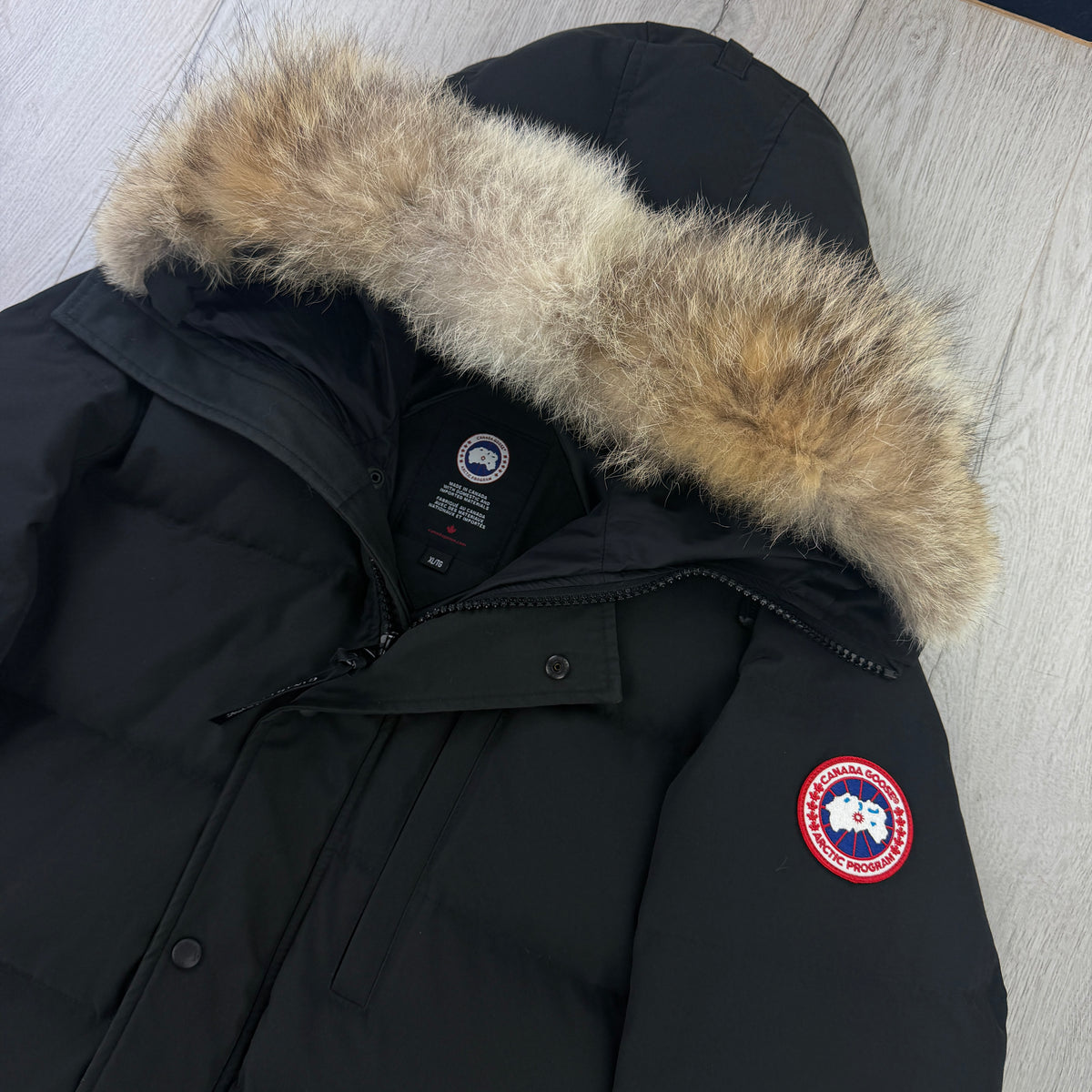 Canada Goose Men’s Black Carson Parker Jacket - XL