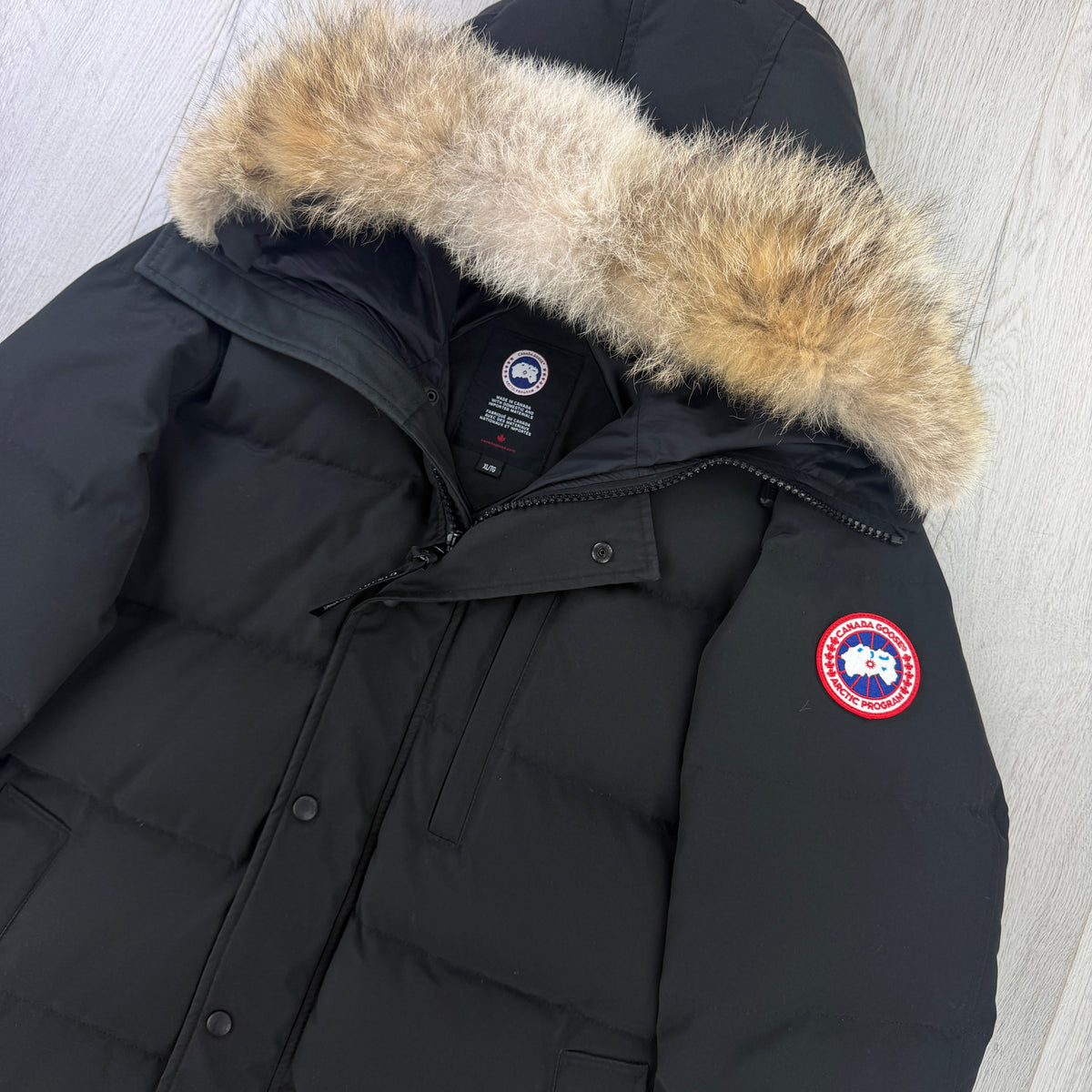 Canada Goose Men’s Black Carson Parker Jacket - XL