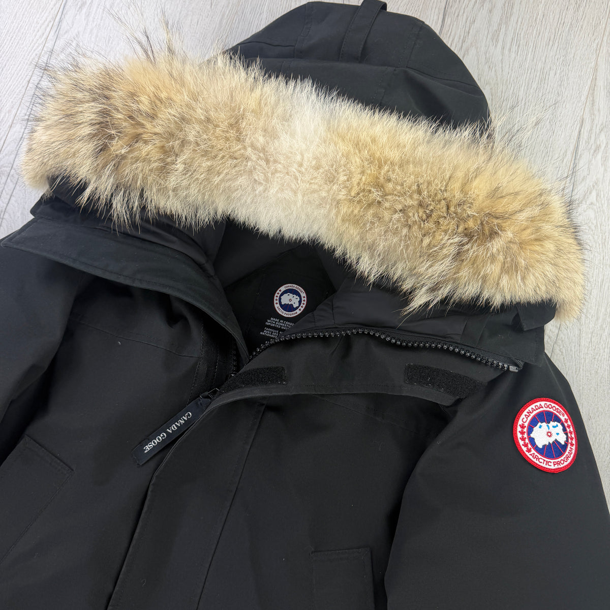 Canada Goose Men’s Black Langford Parker Jacket - Small