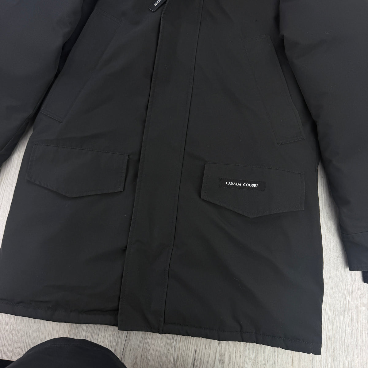 Canada Goose Men’s Black Langford Parker Jacket - Small
