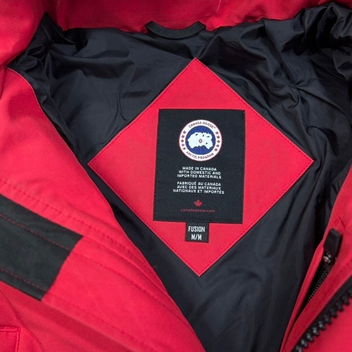 Canada Goose Men’s Red Wyndham Jacket - Medium Fusion