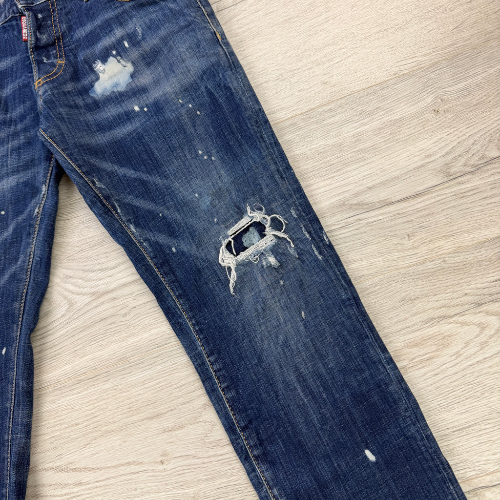 Dsquared2 Men’s Blue Distressed Cool Guy Jeans - 46 (Uk 30)