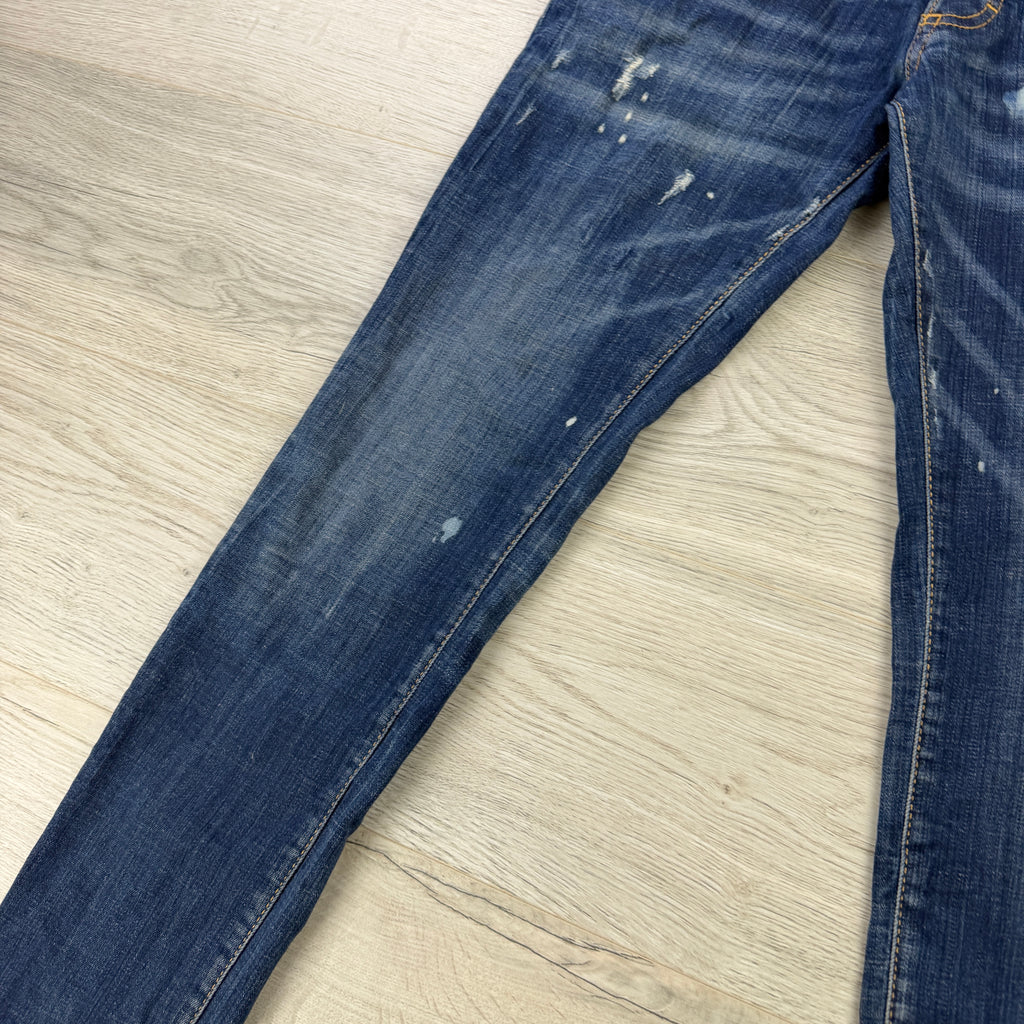 Dsquared2 Men’s Blue Distressed Cool Guy Jeans - 46 (Uk 30)
