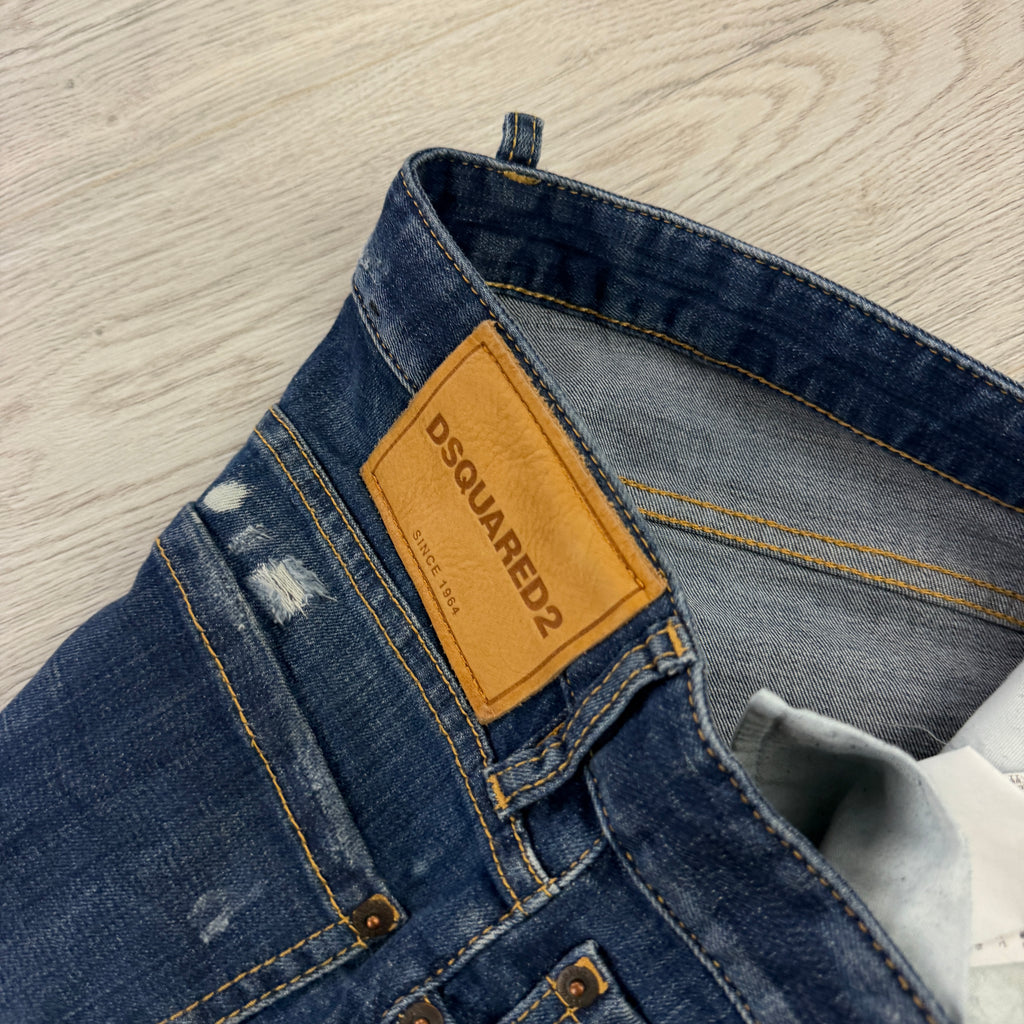 Dsquared2 Men’s Blue Distressed Cool Guy Jeans - 46 (Uk 30)