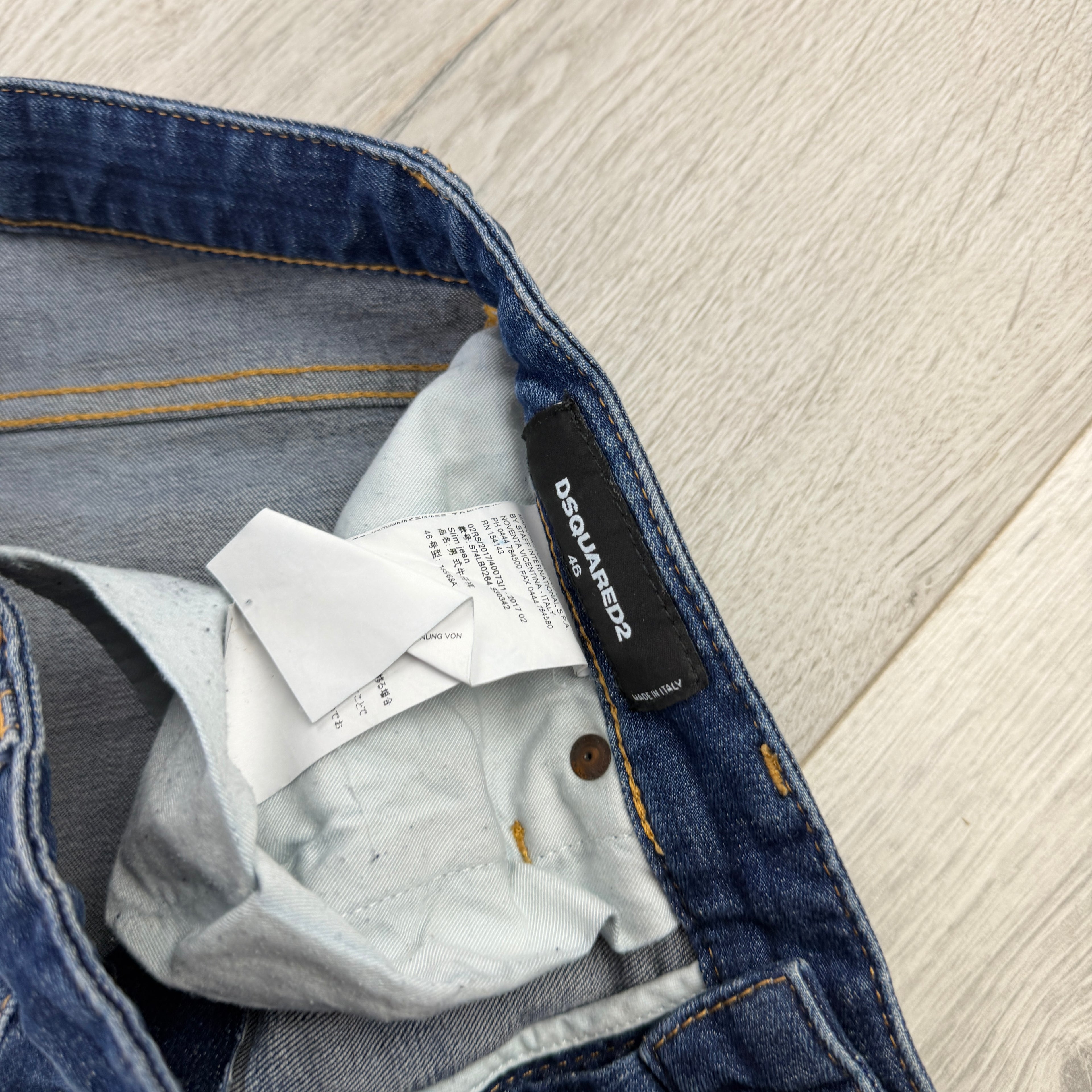 Dsquared2 Men’s Blue Distressed Cool Guy Jeans - 46 (Uk 30)