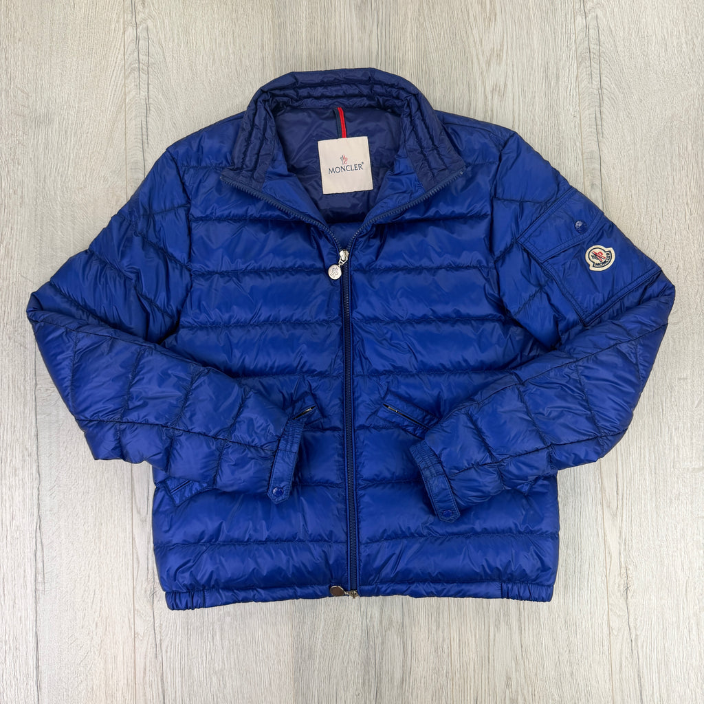 Moncler Agay Giubbotto Men’s Blue Puffer Jacket - Size 2