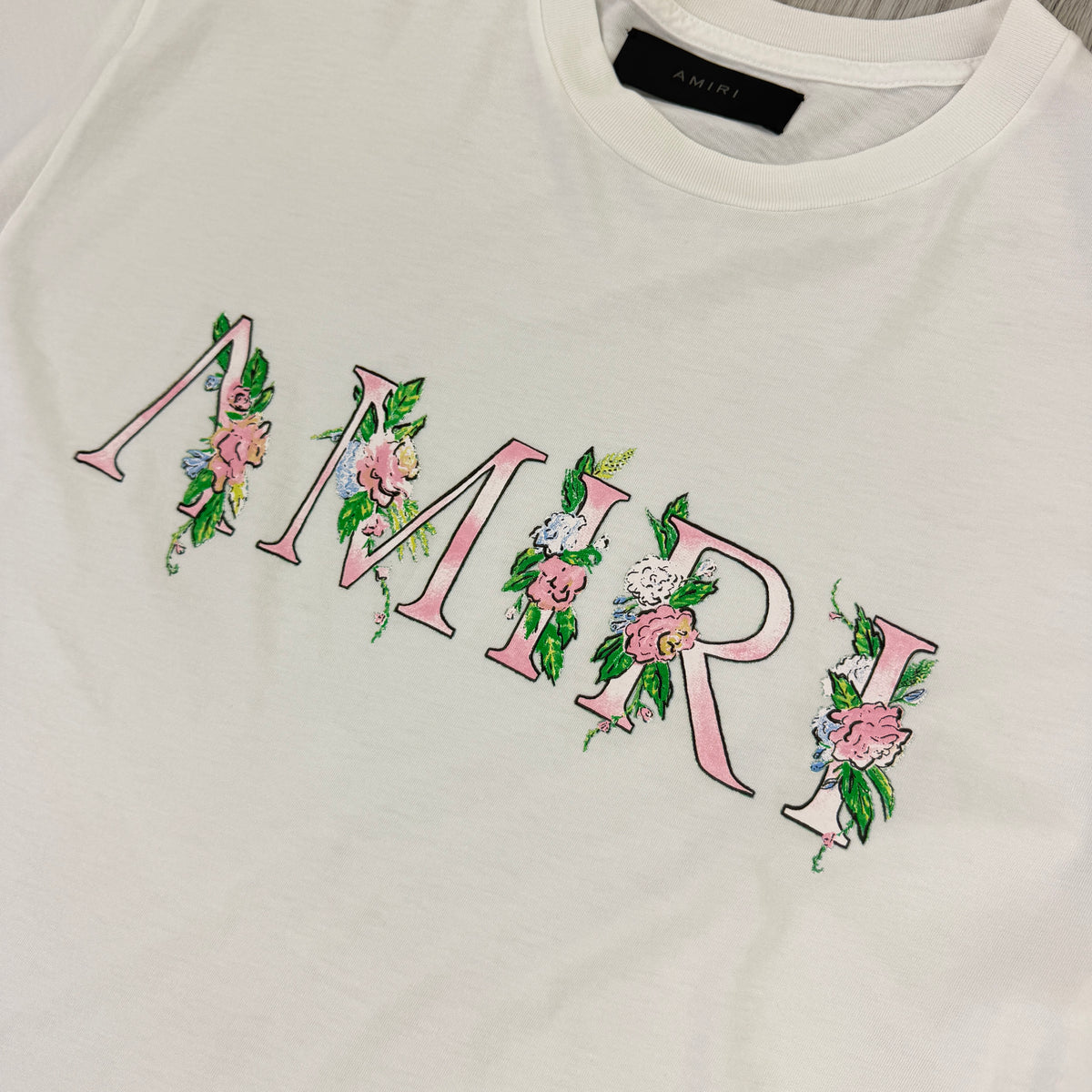 Amiri Men’s White T-shirt - Large