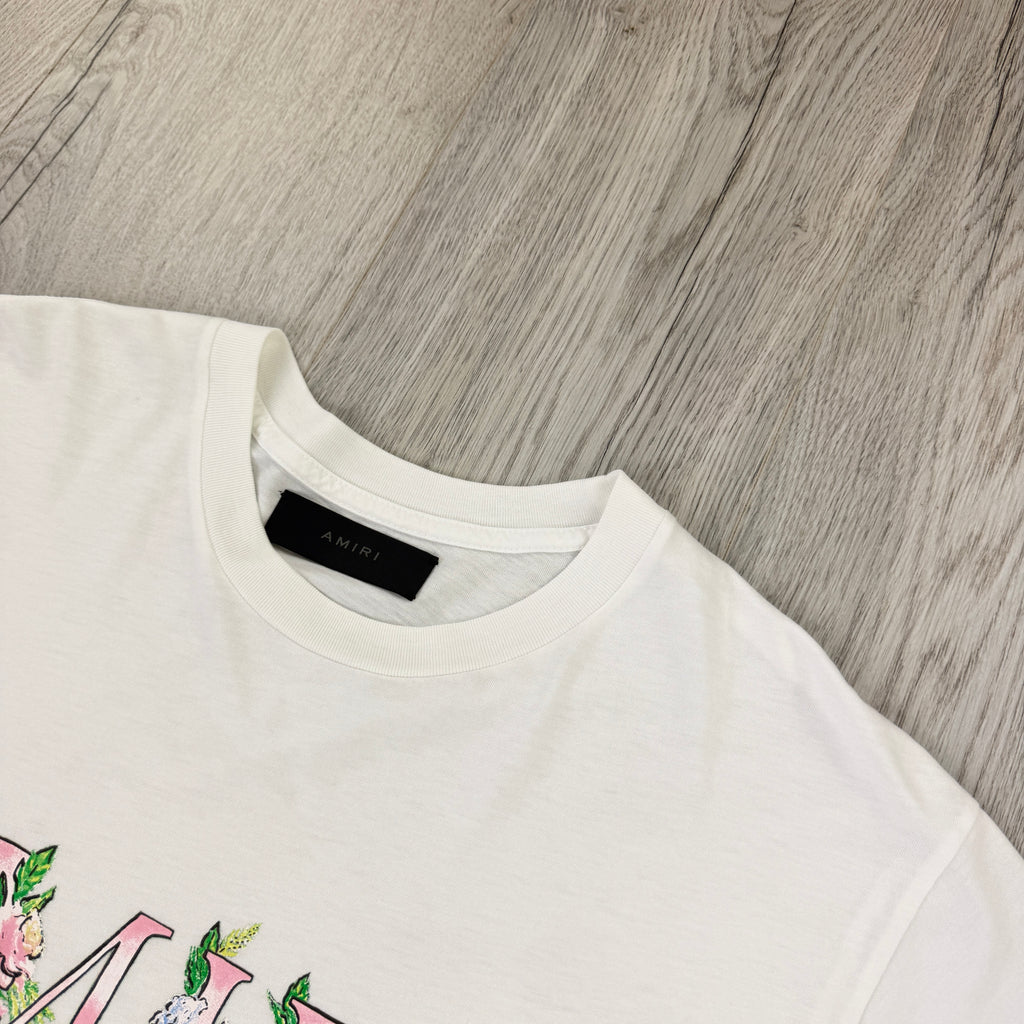 Amiri Men’s White T-shirt - Large