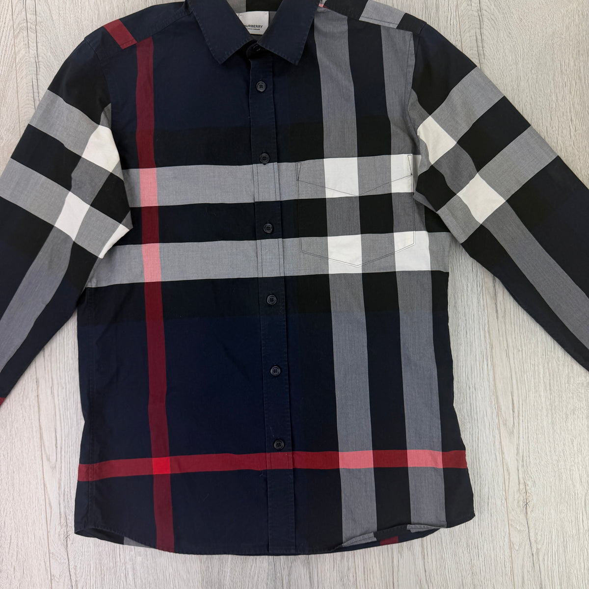 Burberry Men’s Button Up Long-Sleeve Shirt - Small