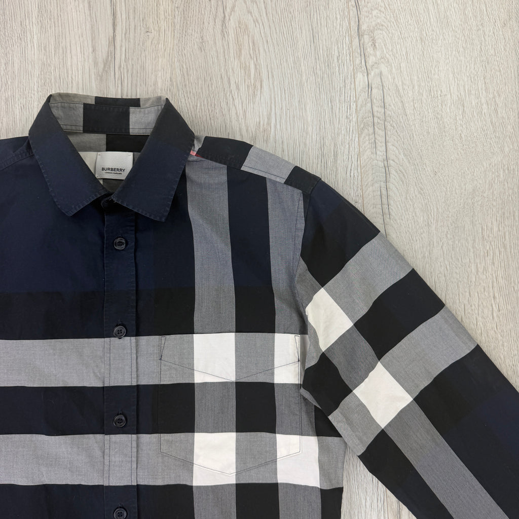 Burberry Men’s Button Up Long-Sleeve Shirt - Small