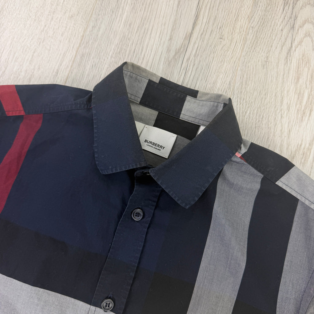 Burberry Men’s Button Up Long-Sleeve Shirt - Small