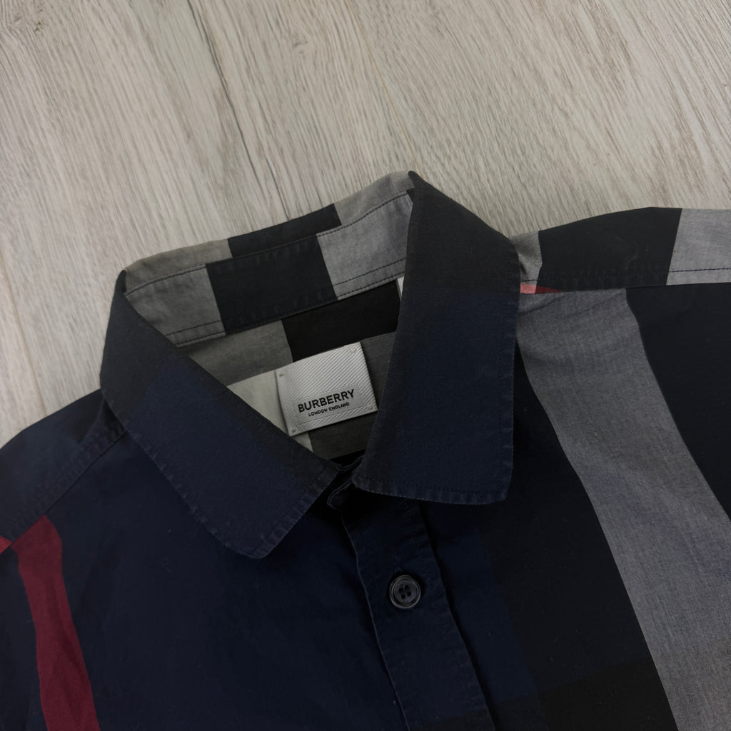 Burberry Men’s Button Up Long-Sleeve Shirt - Small
