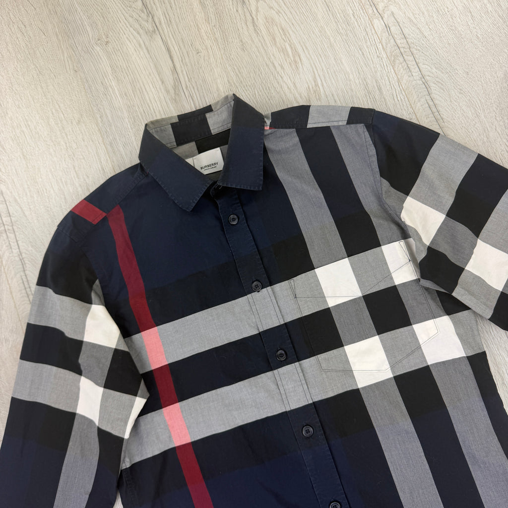 Burberry Men’s Button Up Long-Sleeve Shirt - Small