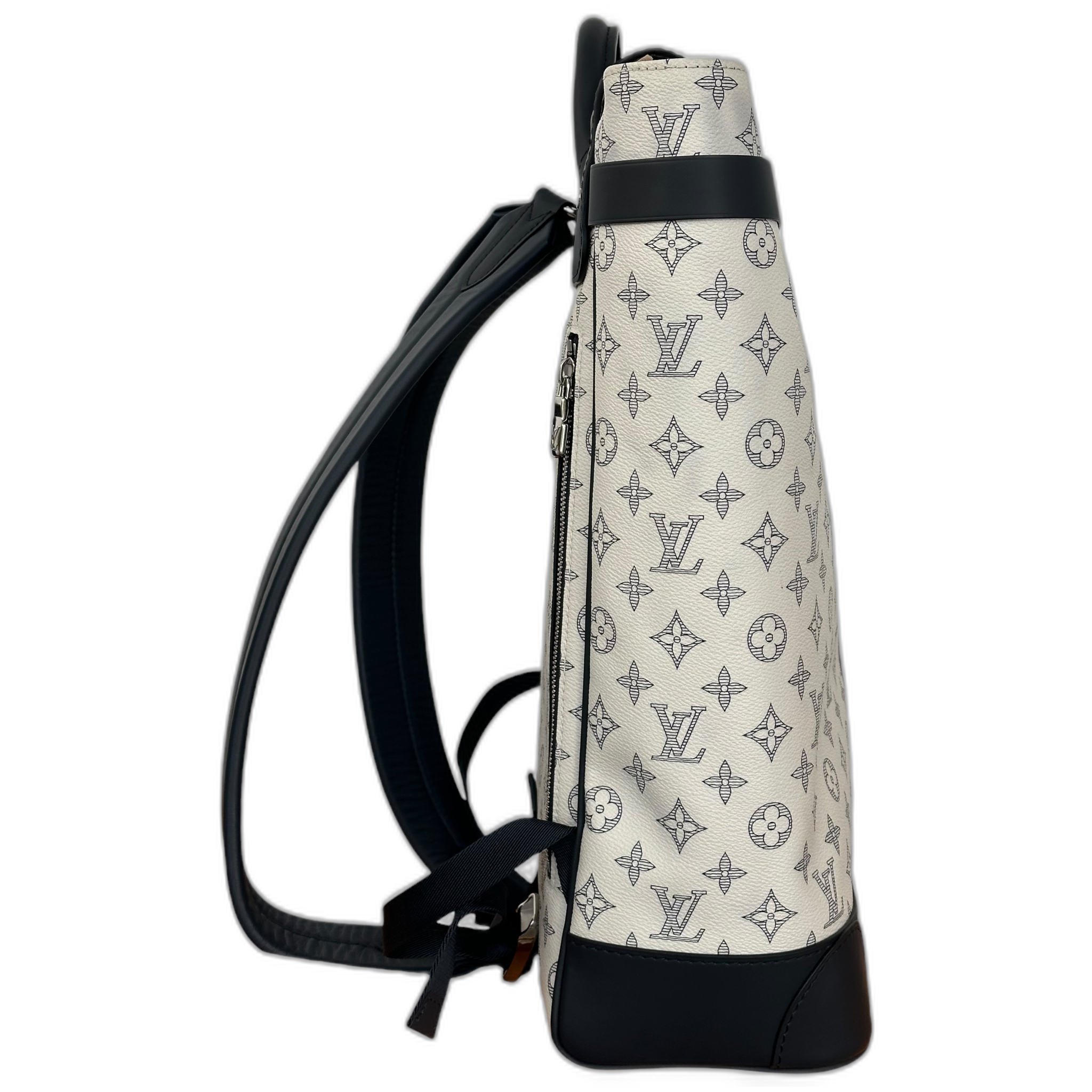 louis vuitton chapman backpack Louis Vuitton Chapman Brothers Cream Monogram Rhino Steamer Backpack – Trickey.store