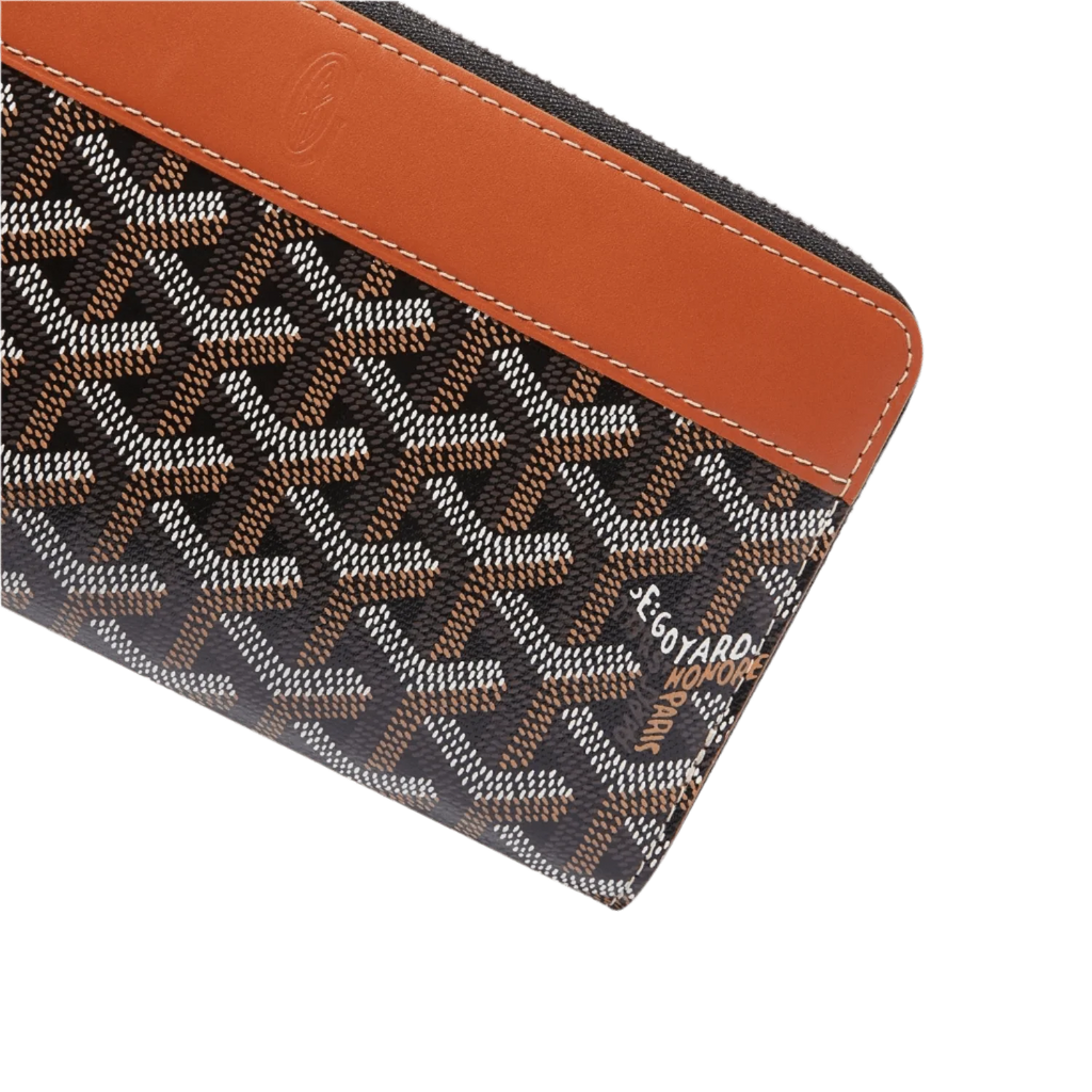 Goyard Matignon GM Wallet Black Tan