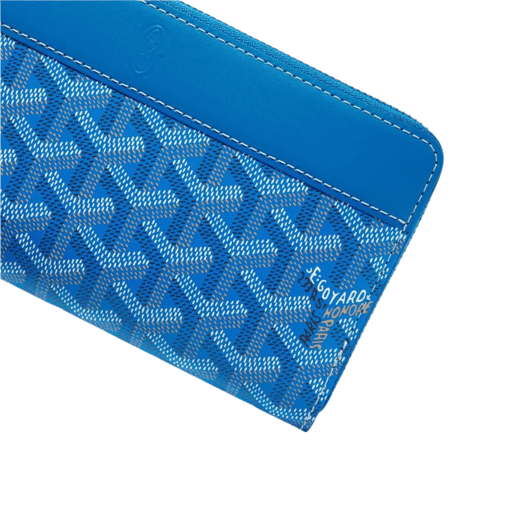 Goyard Matignon GM Wallet Blue