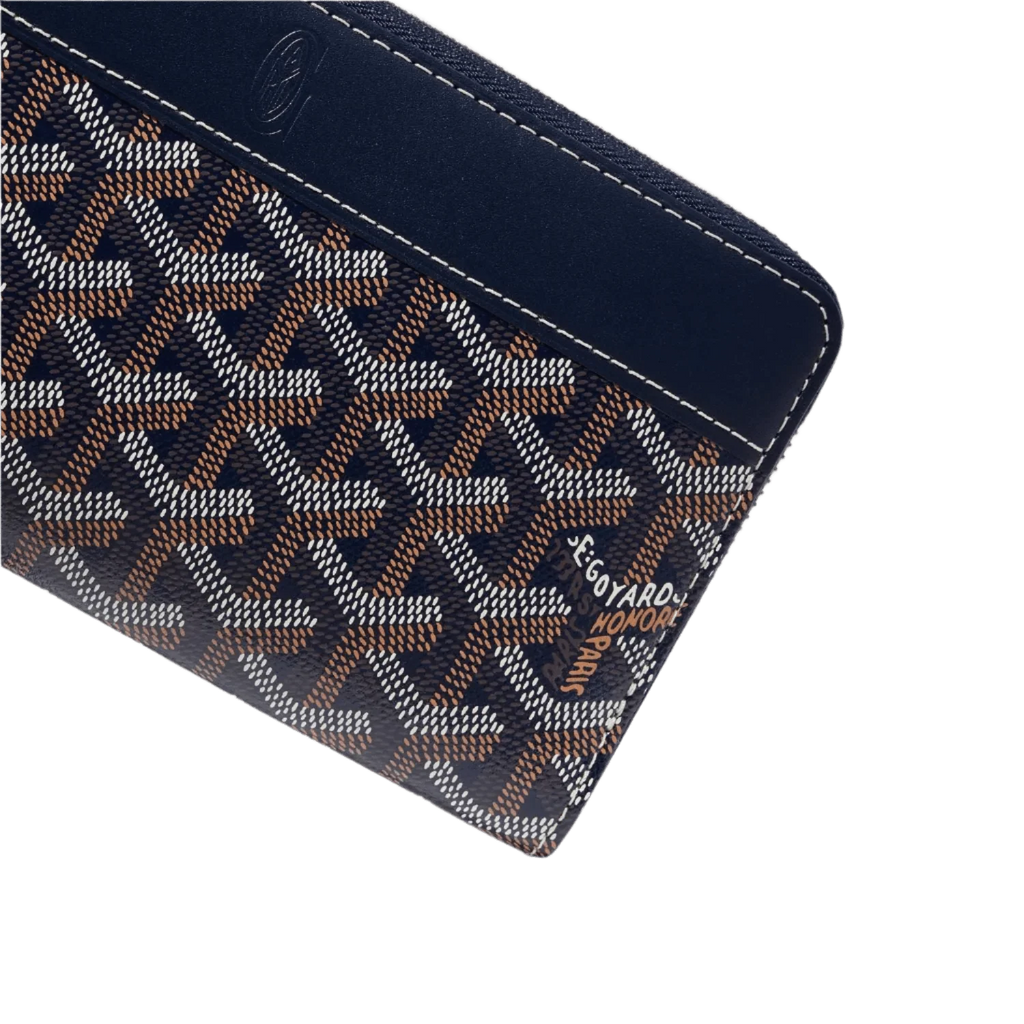 Goyard Matignon GM Wallet Navy
