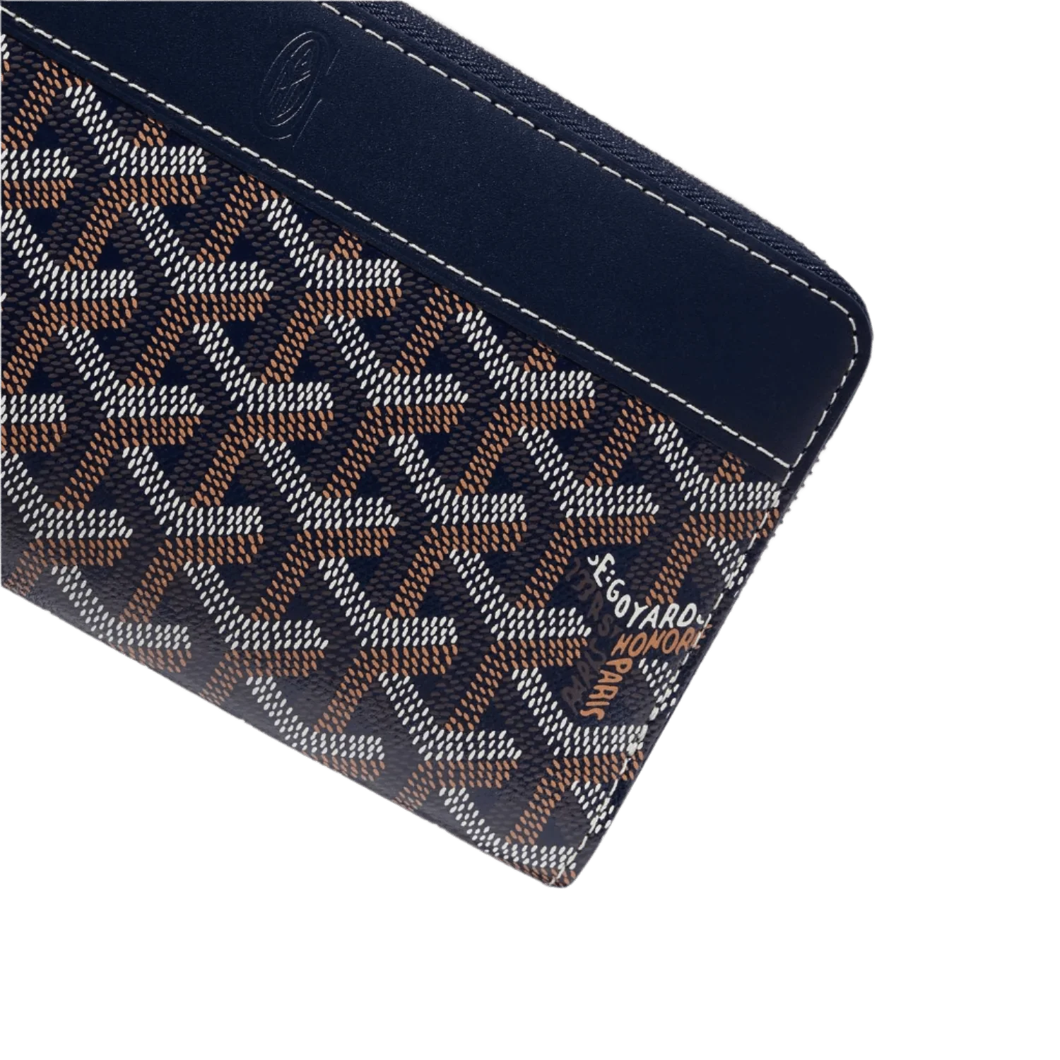 Goyard Matignon GM Wallet Navy