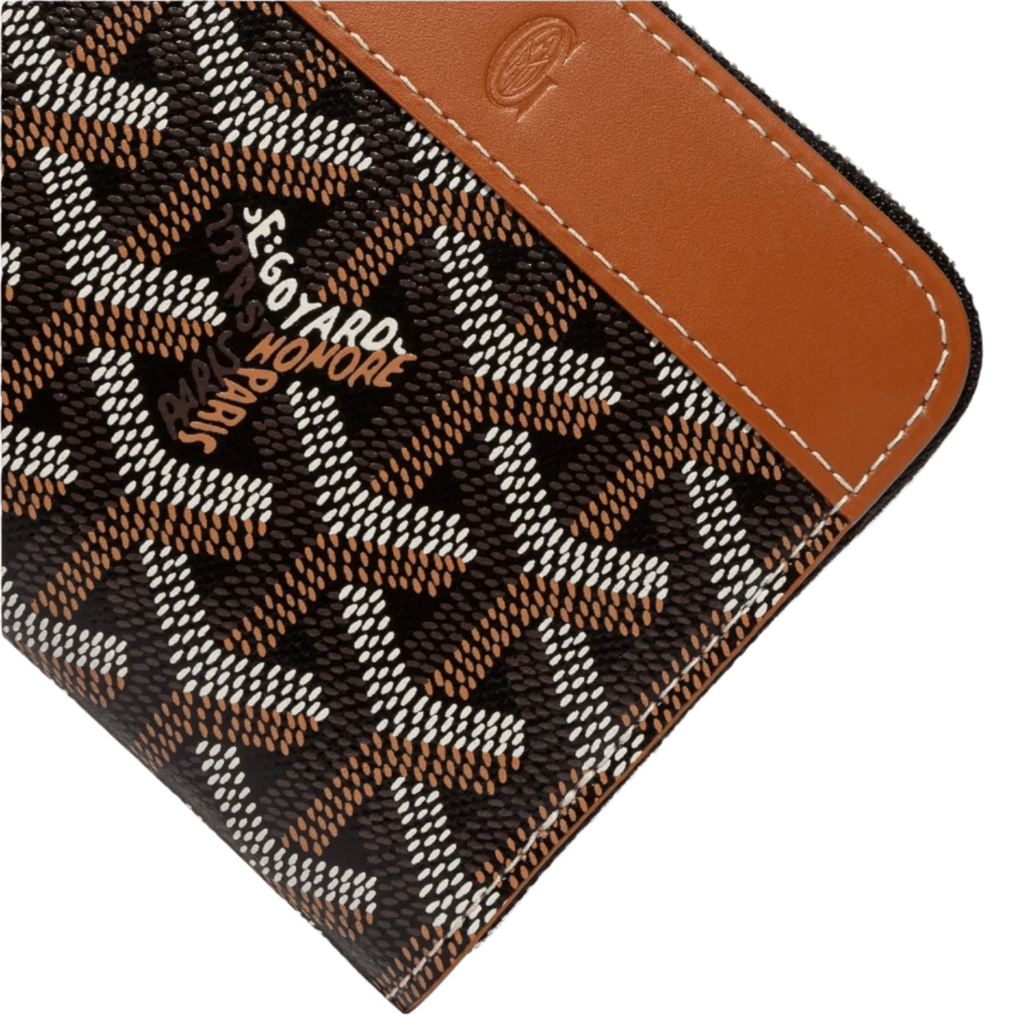 Goyard Matignon PM Wallet Black Tan