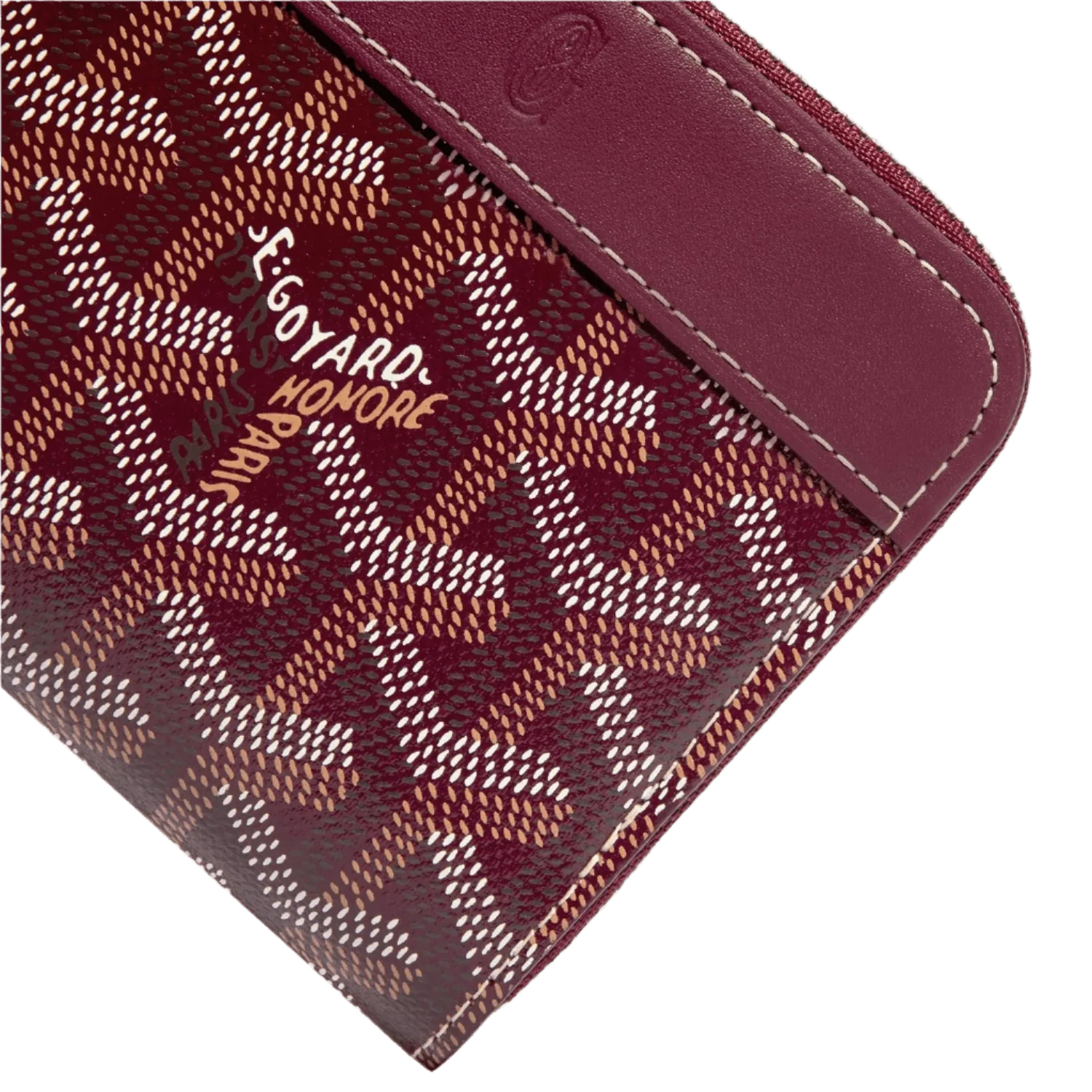 Goyard Matignon PM Wallet Burgundy
