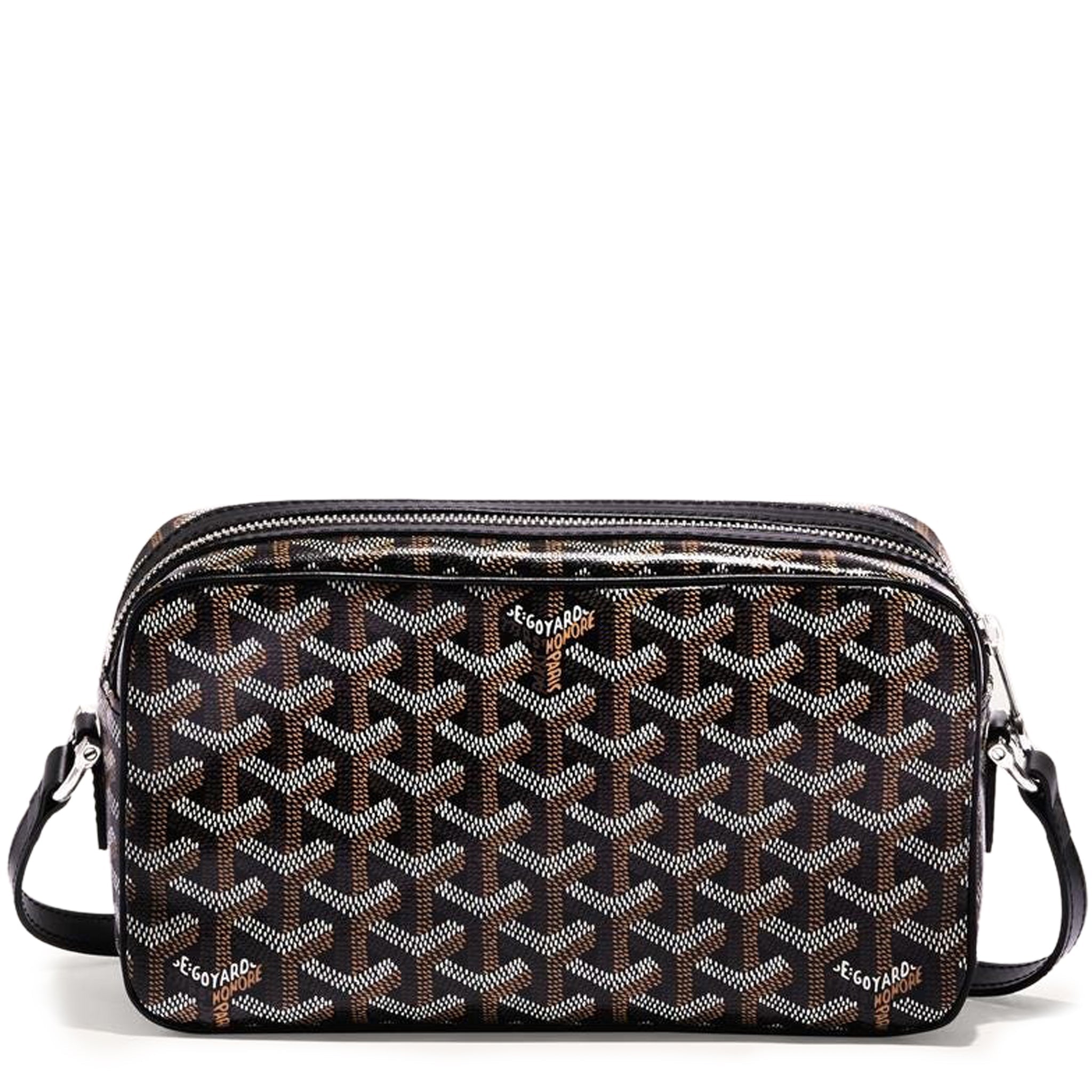 Back view of Goyard Cap-Vert PM Black Bag CAPVE2PMLTY01CL01P