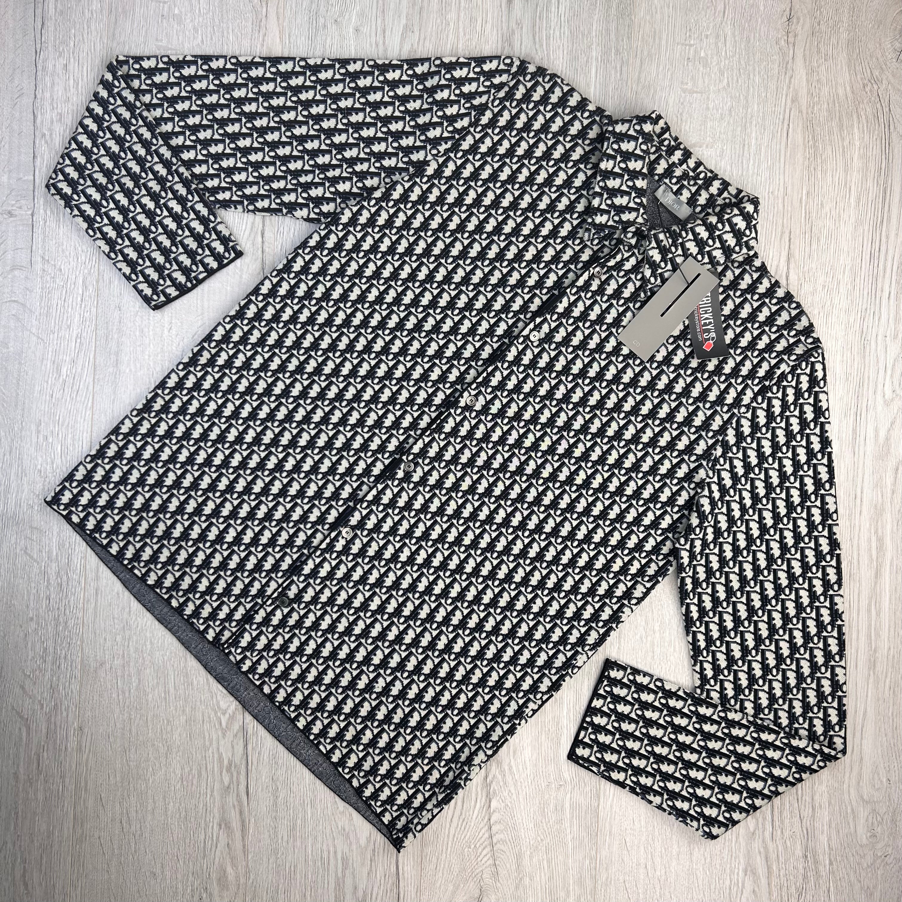 Dior Oblique Men’s Button-up Overshirt - Small