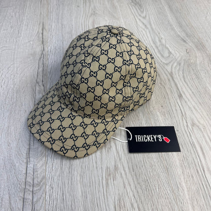 Gucci Men’s Beige Nylon GG Baseball Cap