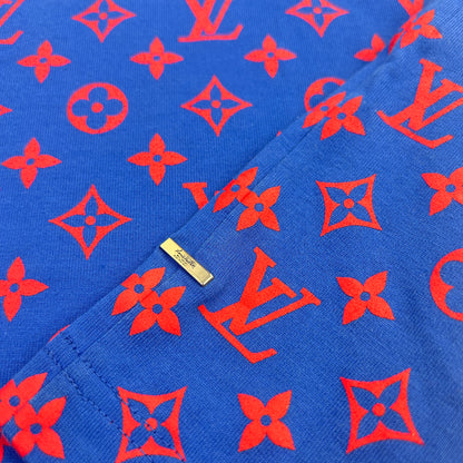 Louis Vuitton Men’s Blue & Red Gradient T-shirt - Large