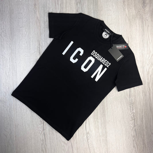 Dsquared2 Men’s ‘ICON’ Black T-shirt