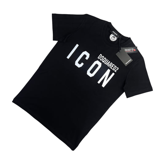 Dsquared2 Men’s ‘ICON’ Black T-shirt