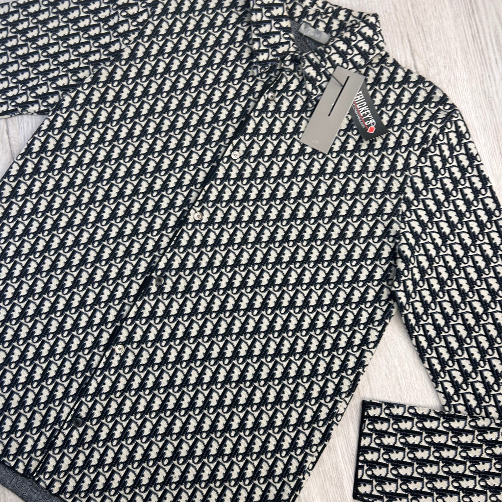 Dior Oblique Men’s Button-up Overshirt - Small