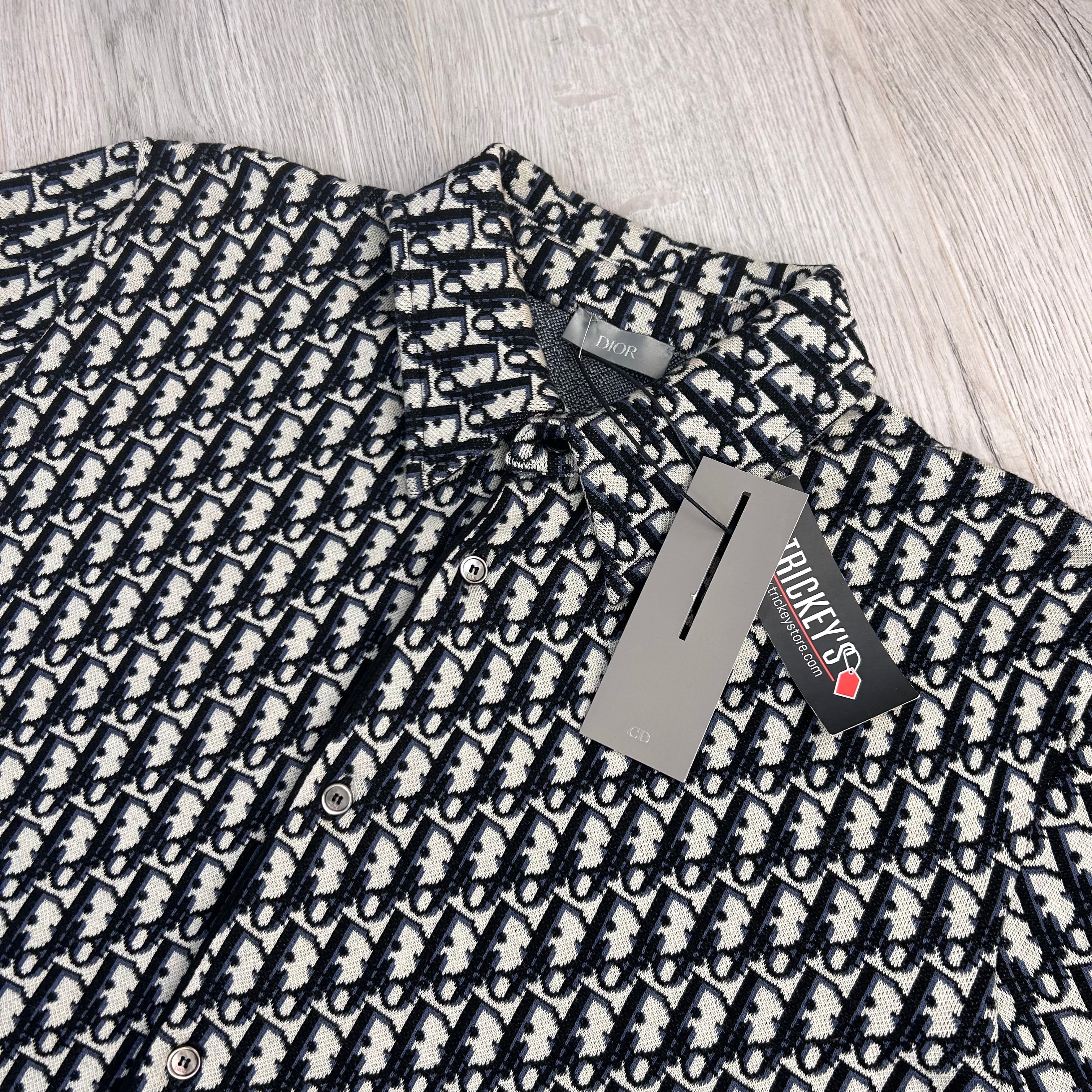 Dior Oblique Men’s Button-up Overshirt - Small