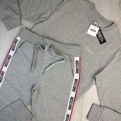 Moschino Men’s Grey Full Tracksuit