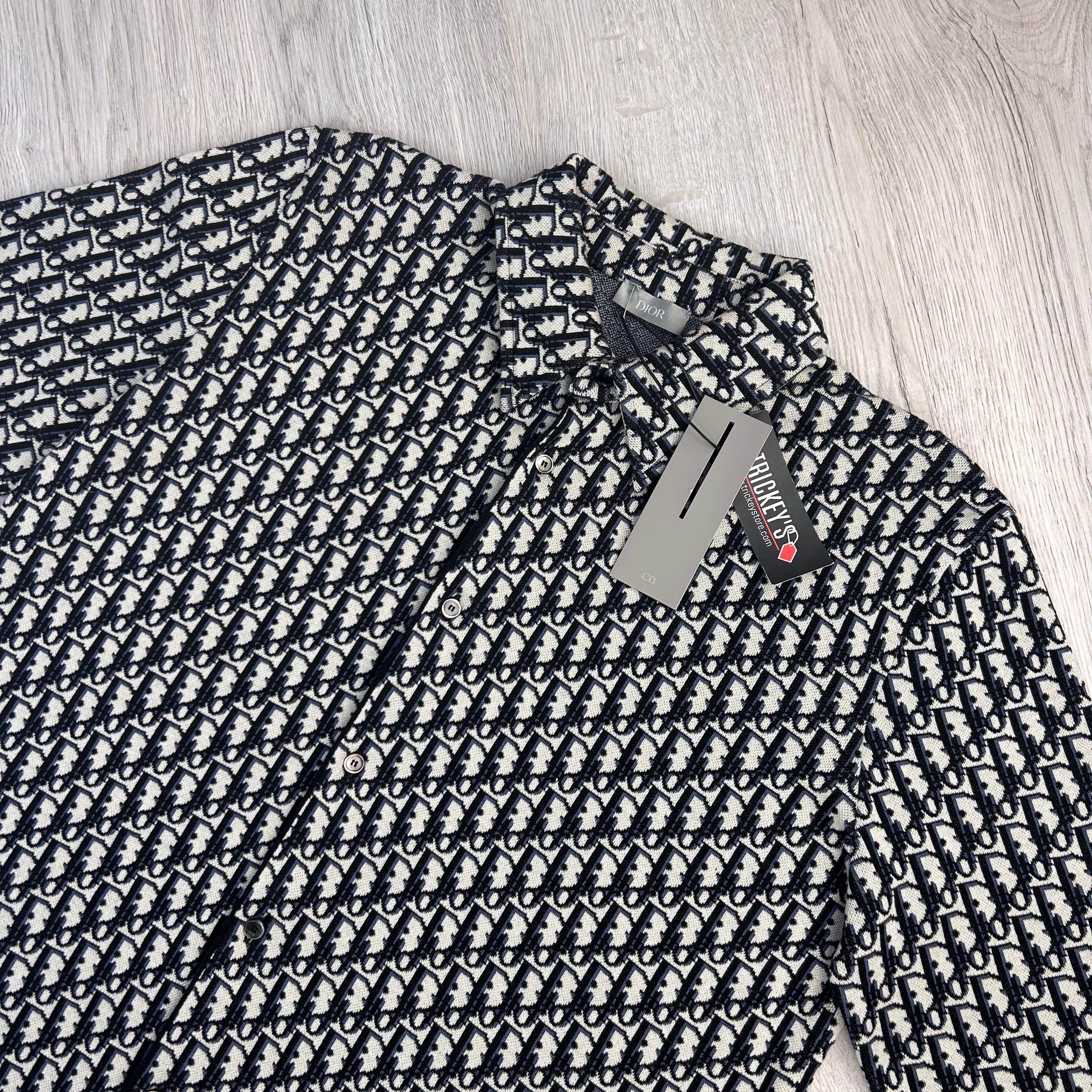 Dior Oblique Men’s Button-up Overshirt - Small