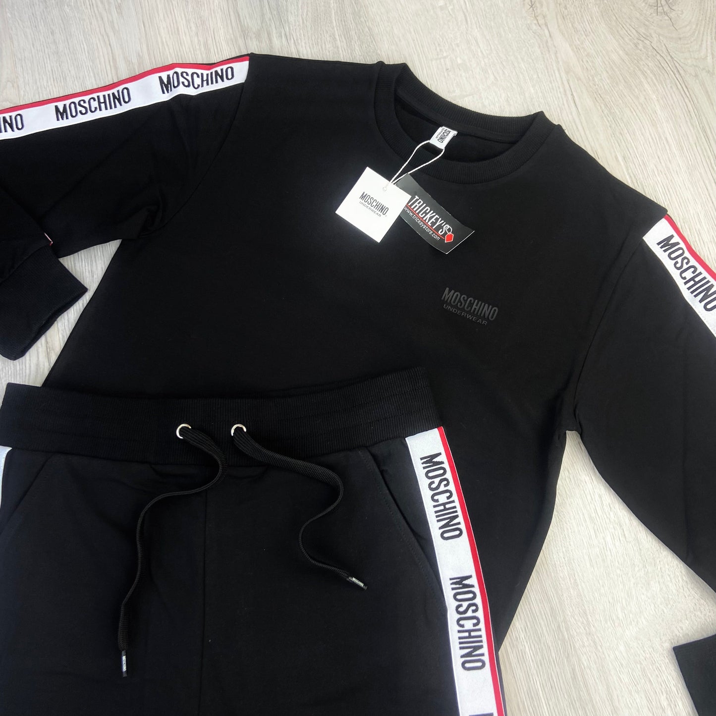 Moschino Men’s Black Full Tracksuit