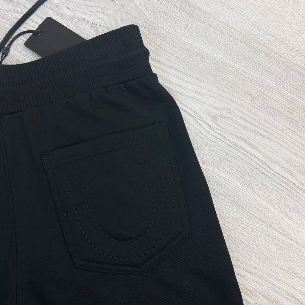 True Religion Men’s Black Jersey Shorts