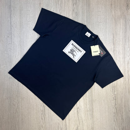 Burberry Men’s Navy Equestrian Knight T-shirt