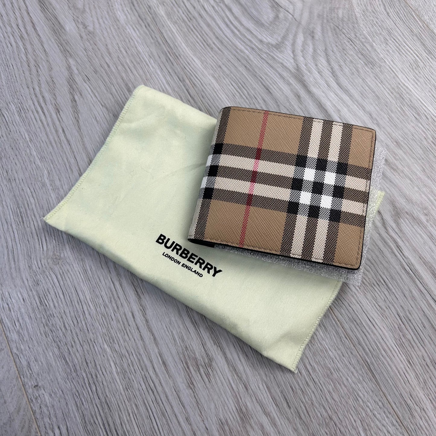 Burberry Men’s Vintage Check Bifold Wallet