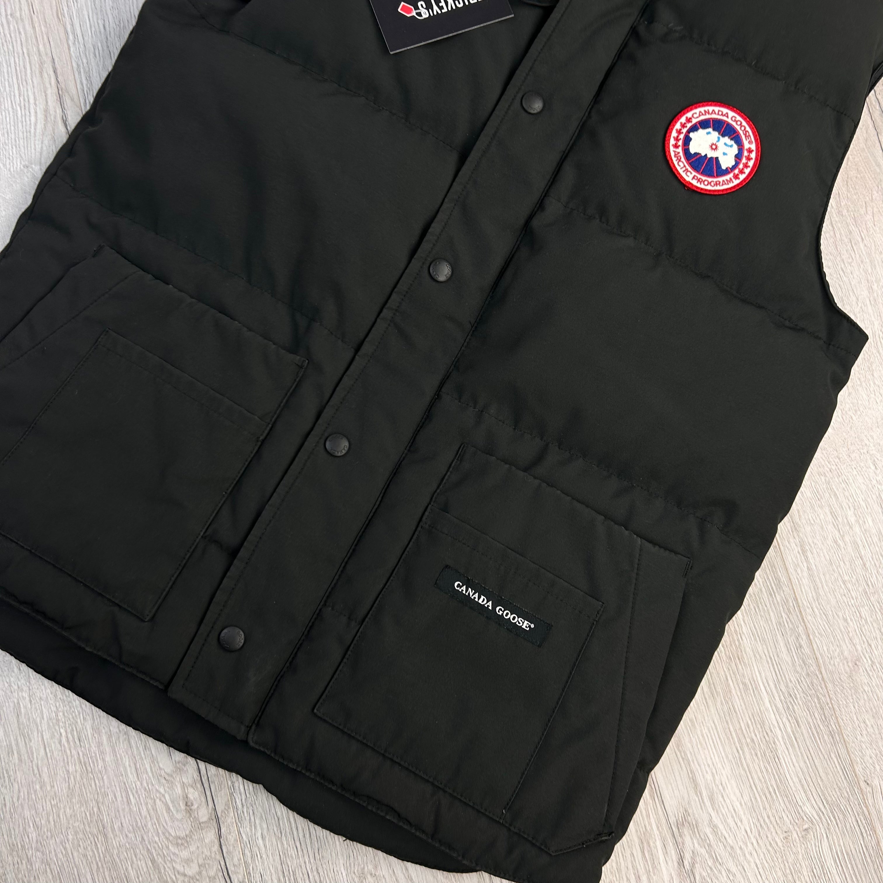 Canada Goose Men’s Black Freestyle Bodywarmer
