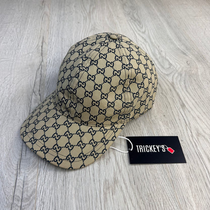 Gucci Men’s Beige Nylon GG Baseball Cap