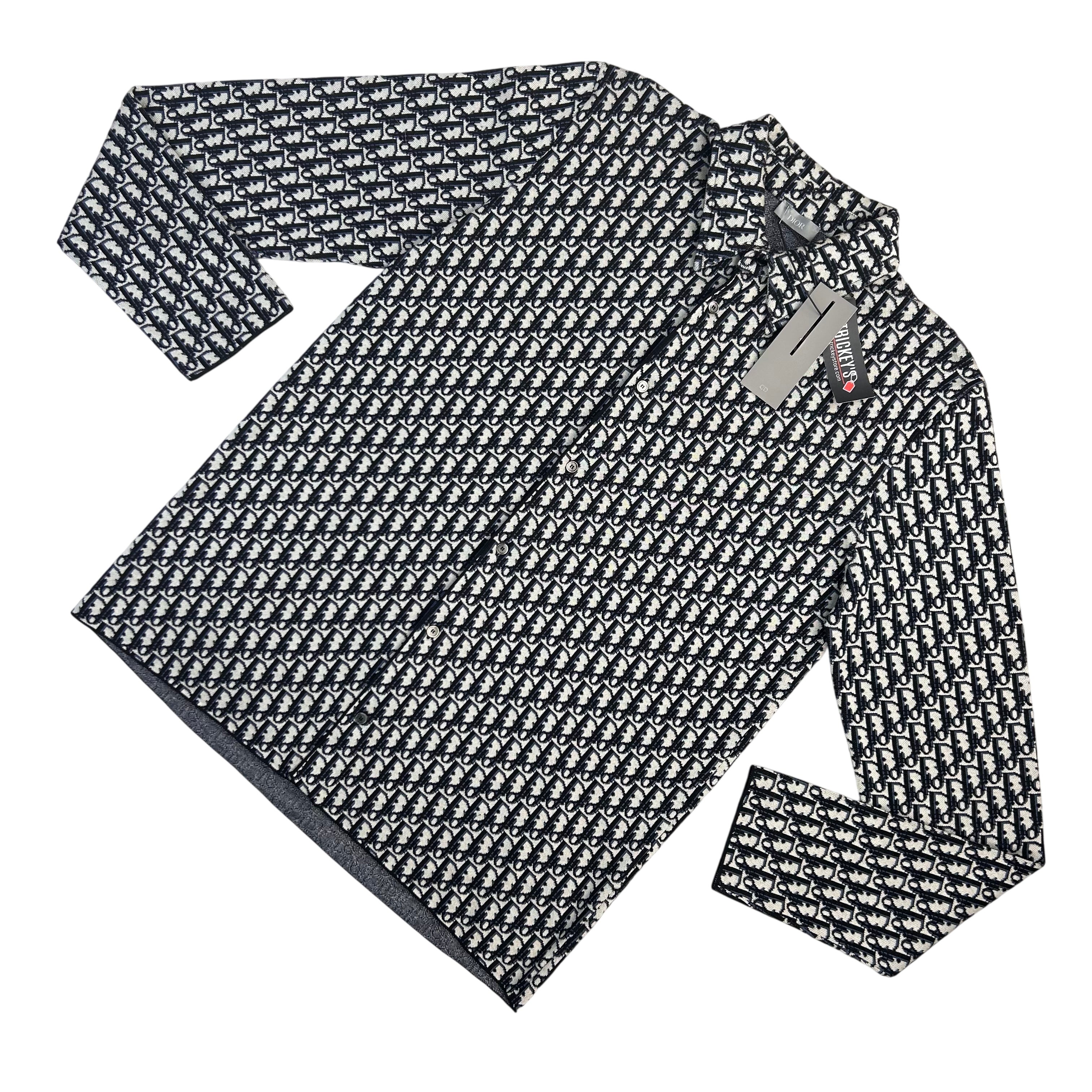 Dior Oblique Men’s Button-up Overshirt - Medium