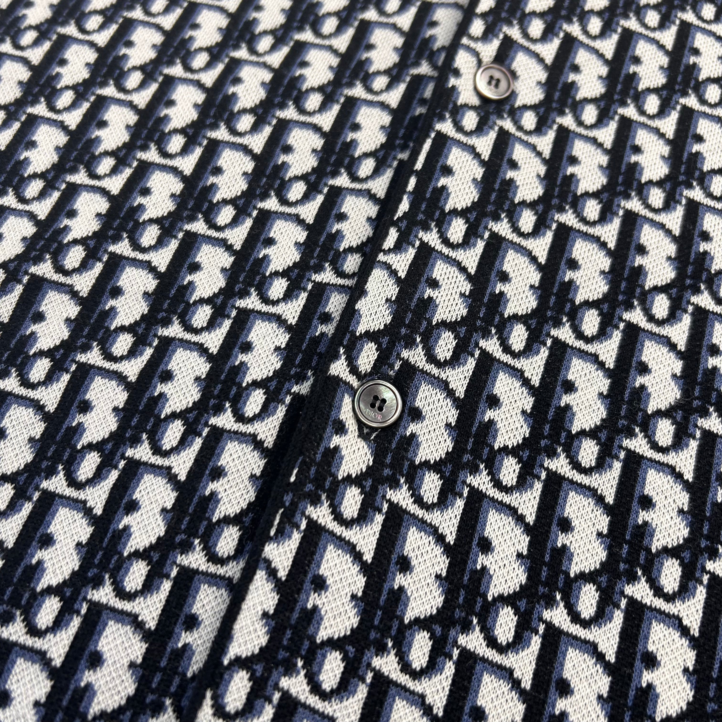 Dior Oblique Men’s Button-up Overshirt - Small