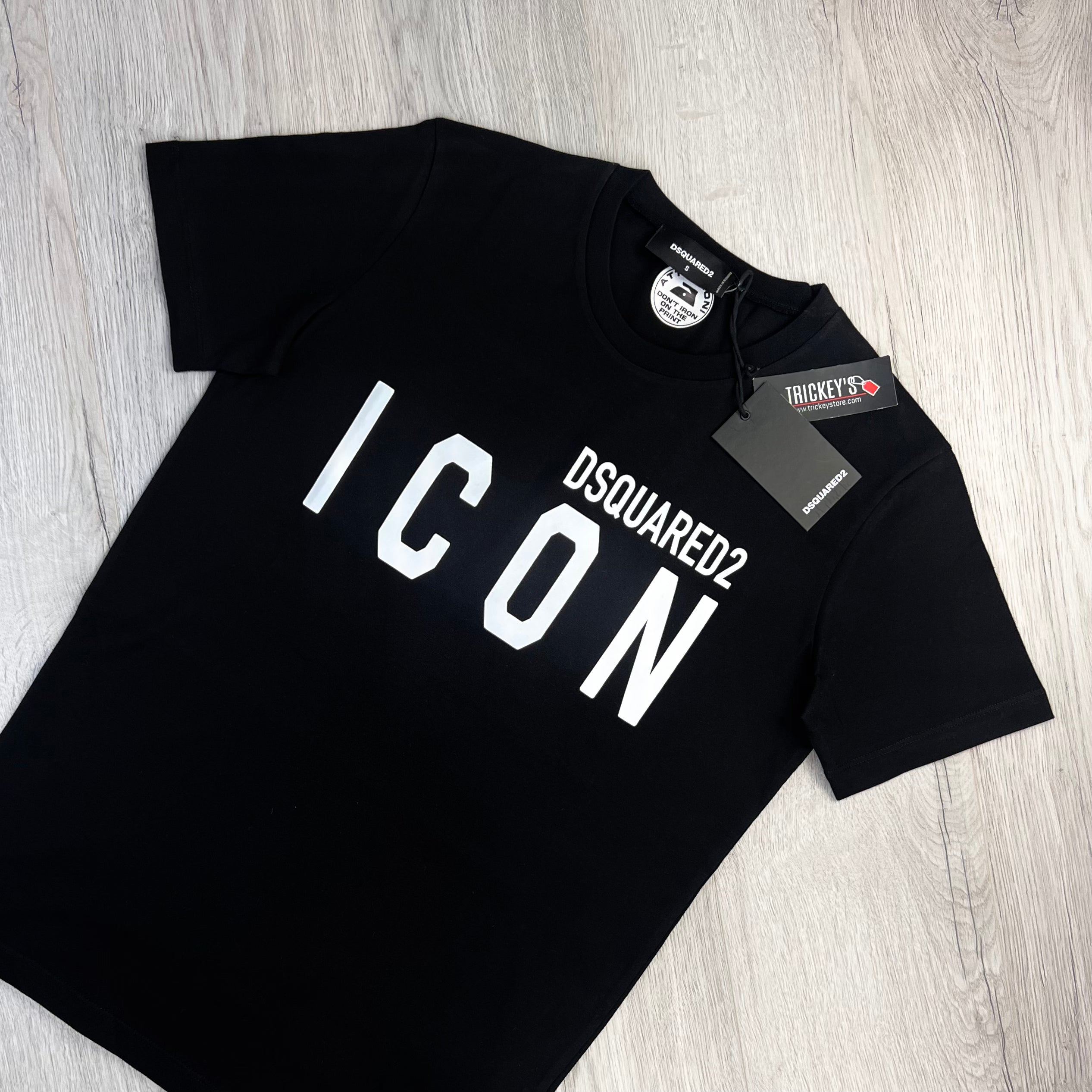 Dsquared2 Men’s ‘ICON’ Black T-shirt