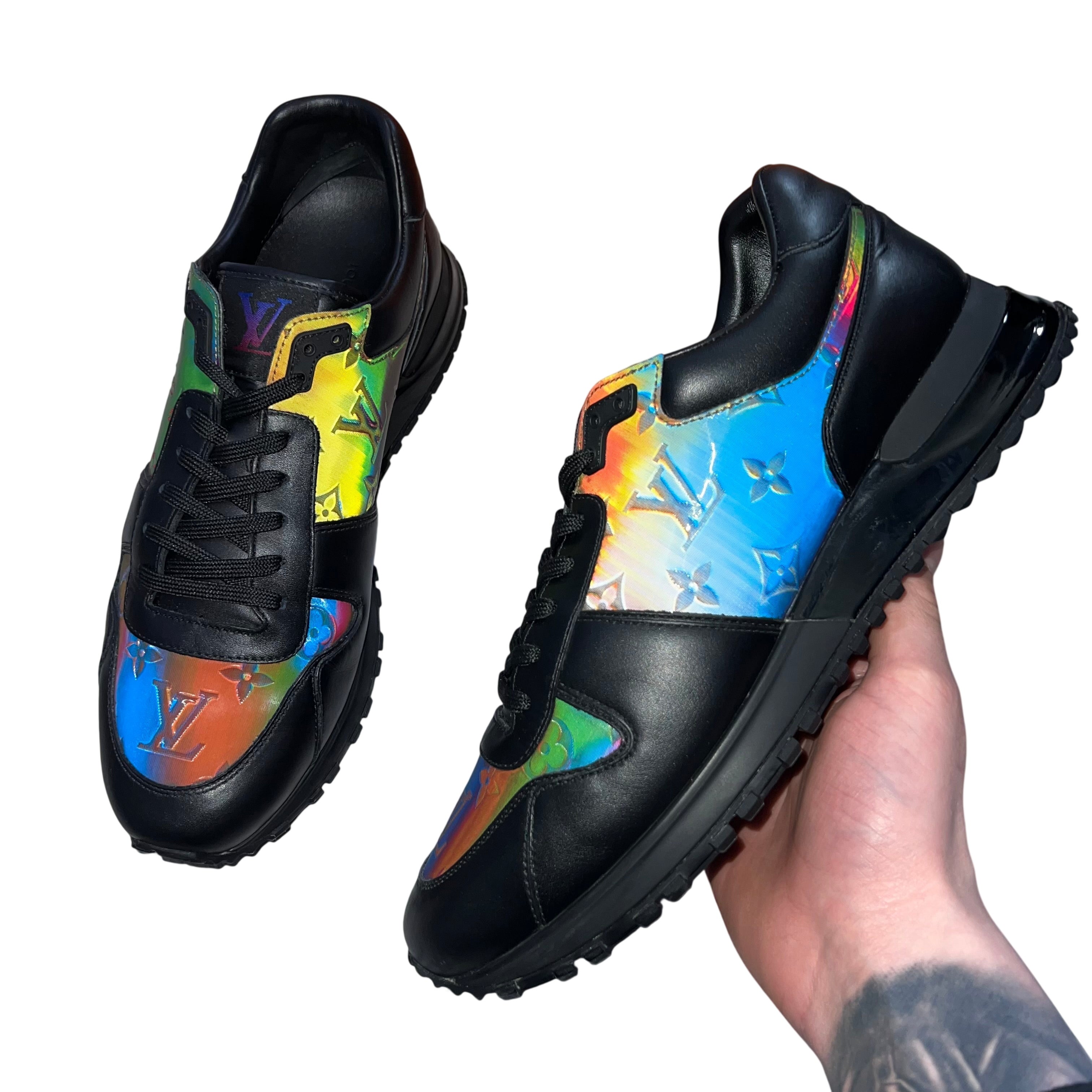 Louis Vuitton Men’s Prism Leather Run Away Trainers - UK 6.5 (Fit 7)